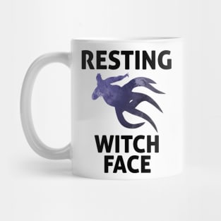 Resting Witch Face Inspired Silhouette Mug